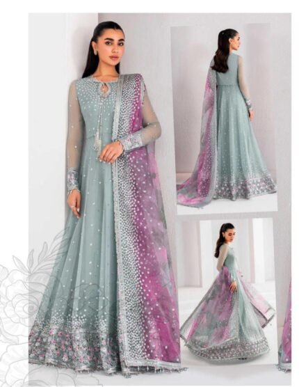Jazmin Chiffon Frock With Malai Trouser 2026
