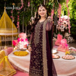 Asim Jofa Embroidered Chiffon Unstitched 3pcs