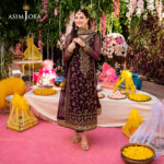 Asim Jofa Embroidered Chiffon Unstitched 3pcs - Image 4