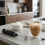 Premium Quality 2 in 1 Rechargeable Electric Coffee Beater & Egg Whisk | Free Delivery !! No - Image 7
