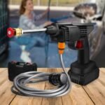 Cordless High Pressure Washer Gun for Car, Solar & Home Use - Image 2
